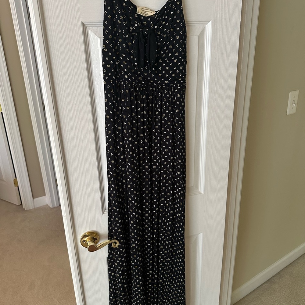 Anthropologie Maxi Dress bow front